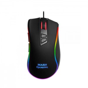 Rato Óptico Mars Gaming MM218 10000DPI RGB Preto